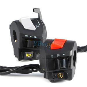 Comenzi ghidon cu soc manual bloc lumini moto atv - imagine 7