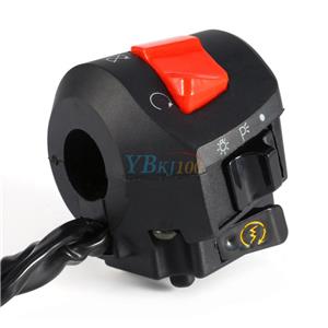 Comenzi ghidon cu soc manual bloc lumini moto atv - imagine 4