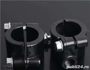 Suporti oglinzi moto ATV ghidon standard 22mm - imagine 2
