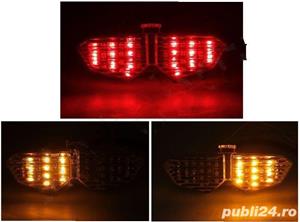 Stop frana Led cu semnalizare CLEAR Yamaha YZF R6 2003-2005 R6S - imagine 4