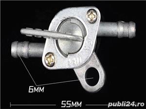 Robinet combustibil moto ATV enduro aluminiu - imagine 2