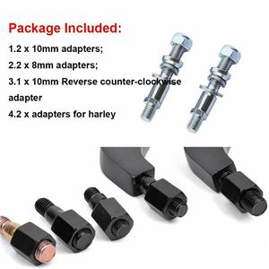 Oglinzi chopper black moto atv - imagine 2