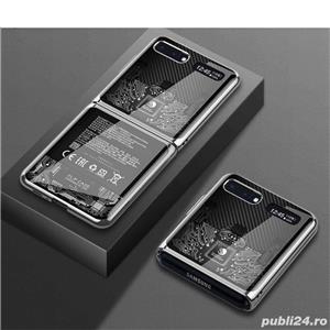Husa premium lux + Folie ecran SAMSUNG Galaxy Z Flip   Z Flip 5G modele diferite 