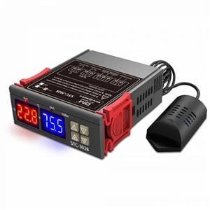 CONTROLER termostat HIGROSTAT pentru temperatura si UMIDITATE electronic DIGITAL pret 220V senzor