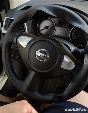 Husa volan piele naturala de vitel perforata cu ac si ata snur premium - imagine 2