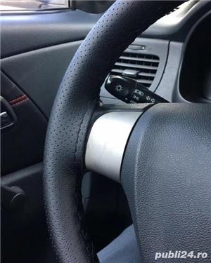 Husa volan piele naturala de vitel perforata cu ac si ata snur premium - imagine 4