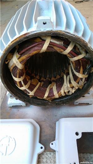 Generator. Modificat din Motor electric trifazat 18.5 kw  380v 220v. - imagine 4