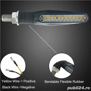 SEMNALIZARE MOTO dinamica semnalizatoare MOTOCICLETA scuter cu LED secventiala semnalizari ATV - imagine 6