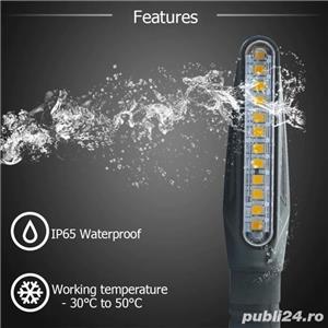 SEMNALIZARE MOTO dinamica semnalizatoare MOTOCICLETA scuter cu LED secventiala semnalizari ATV - imagine 3