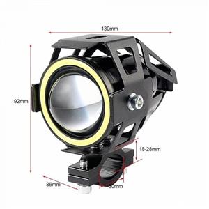 Proiectoare led moto angel eyes cree cu leduri ceata proiector motocicleta atv off road trotineta u7 - imagine 5