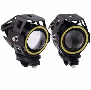 Proiectoare led moto angel eyes cree cu leduri ceata proiector motocicleta atv off road trotineta u7 - imagine 7
