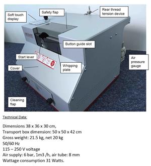 Masina securizare infasurare nasturi Ascolite BSS-MK13 NOUA - imagine 2