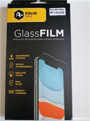 Vând folie sticla pentru Iphone 11..x..xs,nou nouț calitate la cutie.  - imagine 3