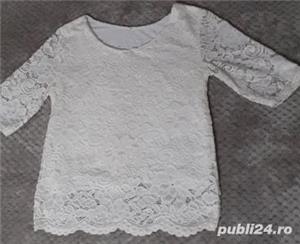 Bluza din dantela alba - imagine 2