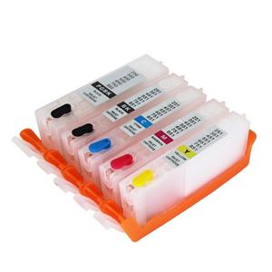 [-50%] CISS / 5 Cartuse reincarcabile PGI 550 XL , CLI 551XL autoRESET - imagine 6