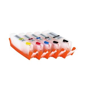 [-50%] CISS / 5 Cartuse reincarcabile PGI 550 XL , CLI 551XL autoRESET