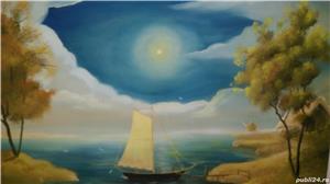 Vind tabouri pictate pe pinza din anul 1995 - imagine 4