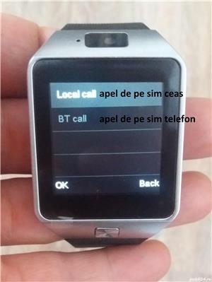 Ceas Smart cu cartela SIM si card SD - imagine 5