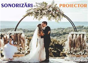 Sonorizare nunti crestine + Proiector si ecran 