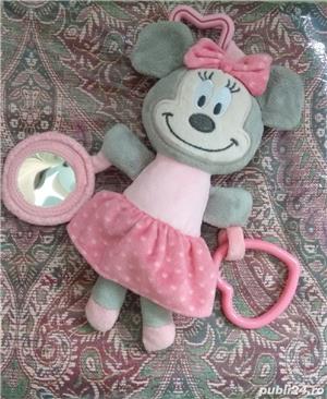 PăpușIcă roz Minnie Mouse. Multisenzorială 