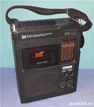 Boombox radiocasetofoane de colectie Sanyo fabricatie Japonia anii '70-'80 - imagine 3