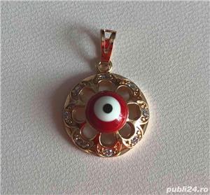 Pandantiv din aliaj de zinc placat cu aur galben 14k (diferite modele) - imagine 3