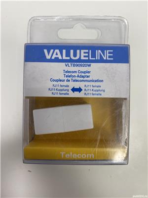 Conector RJ11 F - RJ11 F Telefon Valueline VLTB90920W / (1619)