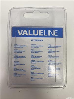 Conector RJ11 F - RJ11 F Telefon Valueline VLTB90920W / (1619) - imagine 2
