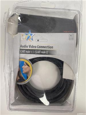 Cablu video SCART - SCART HQ HQB-021 / 2,5m (272)