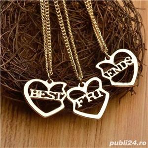 SET 3 lantisoare BFF lantisor 3 in 1 copii best friends forever