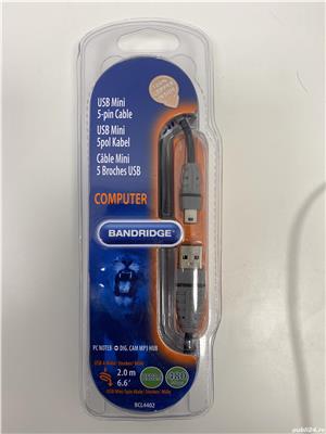Cablu mini USB 5 pin - USB A BANDRIDGE BCL4402 (104)