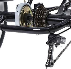 Tricicleta adulti 24 toli 6 viteze-ideala transport cumparaturi si agrement,confortabila-noua - imagine 4