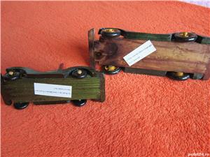 decoratiuni masini din lemn, lucrate si pictate manual -cadou inedit - imagine 3