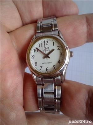 ceas de dama Q&Q, model Q595, pastrat bine, functional