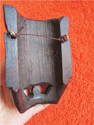 masca vintage Lucifer, sculptura lemn, Germania-un cadou inedit - imagine 2