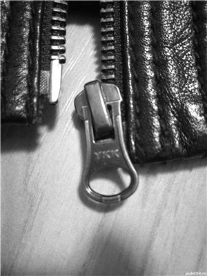 Jacheta piele Mustang, negru, masura S, impecabila - imagine 6