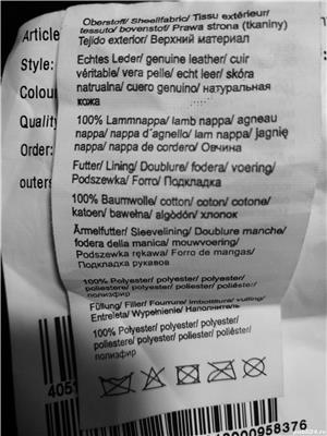 Jacheta piele Mustang, negru, masura S, impecabila - imagine 10