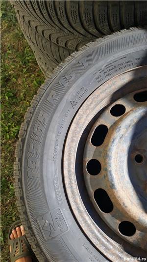 Set 4 cauciucuri +jante originale 195x65xR15  Mazda / Mercedes - imagine 3