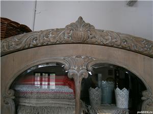 Sifonier vechi din lemn masiv de stejar reconditionat (Dulap/Mobila) - imagine 4