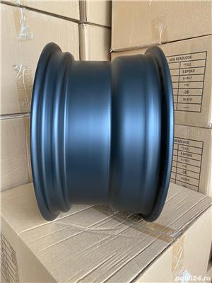 Jante din tabla off-road 15x8J 6x139.7 ET -35 Culoare Negru Mat