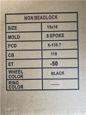 Jante din tabla off-road 15x10J 6x139.7 ET -50 - imagine 4