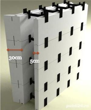 Cofraje din polistiren cu element de legatura reglabila pentru constructii. - imagine 2