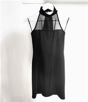Rochie neagra eleganta - imagine 2