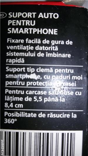 Suport reglabil auto pentru telefon. - imagine 3