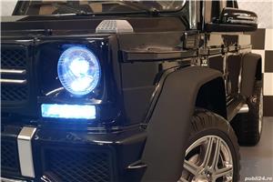 Masinuta  electrică pentru 2 copii Mercedes G650 Maybach 4x4 și cu Mp4 - imagine 9
