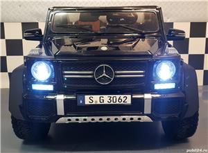 Masinuta  electrică pentru 2 copii Mercedes G650 Maybach 4x4 și cu Mp4 - imagine 2