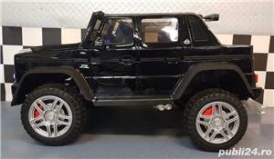 Masinuta  electrică pentru 2 copii Mercedes G650 Maybach 4x4 și cu Mp4 - imagine 4