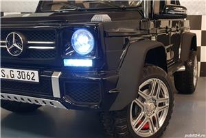 Masinuta  electrică pentru 2 copii Mercedes G650 Maybach 4x4 și cu Mp4 - imagine 8
