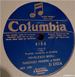 Disc Ebonita Shellac 78rpm Gramofon Patefon Muzica Romaneasca Straina Discuri inregistrari Cumpar - imagine 3