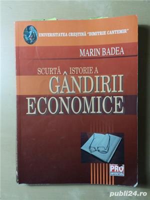 Vol."Scurta istorie a gandirii economice"  de Marin Badea